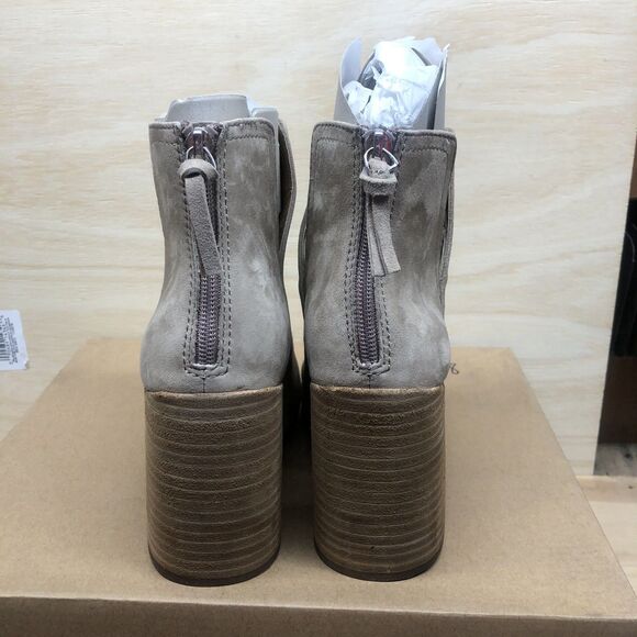 Steve Madden Thrived Bootie Women’s Size 9.5 Taupe Suede New With Box - Picture 3 of 6
